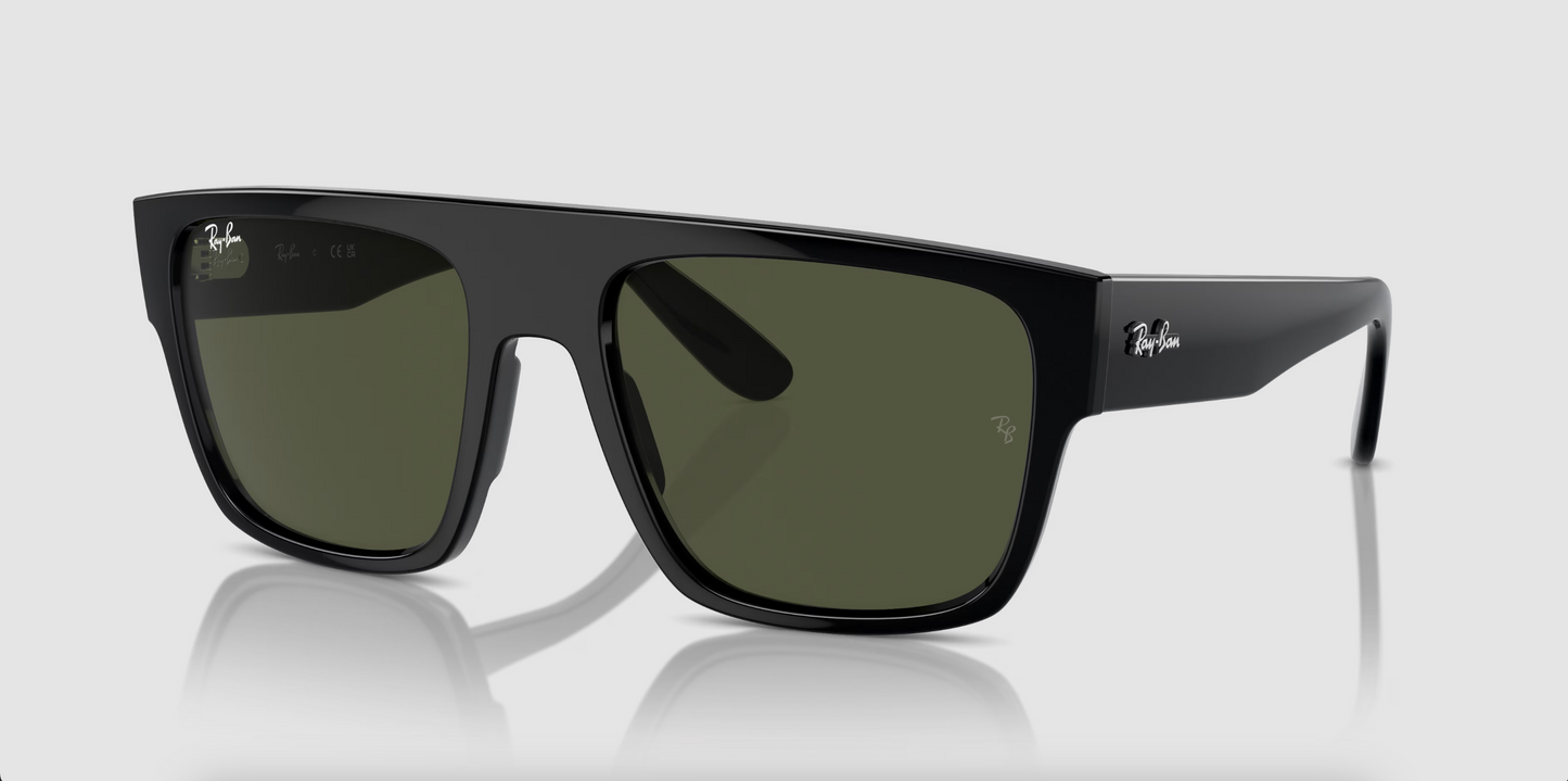 Lentes de sol Ray-Ban Drifter RB0360S Open Box - Negro Verde