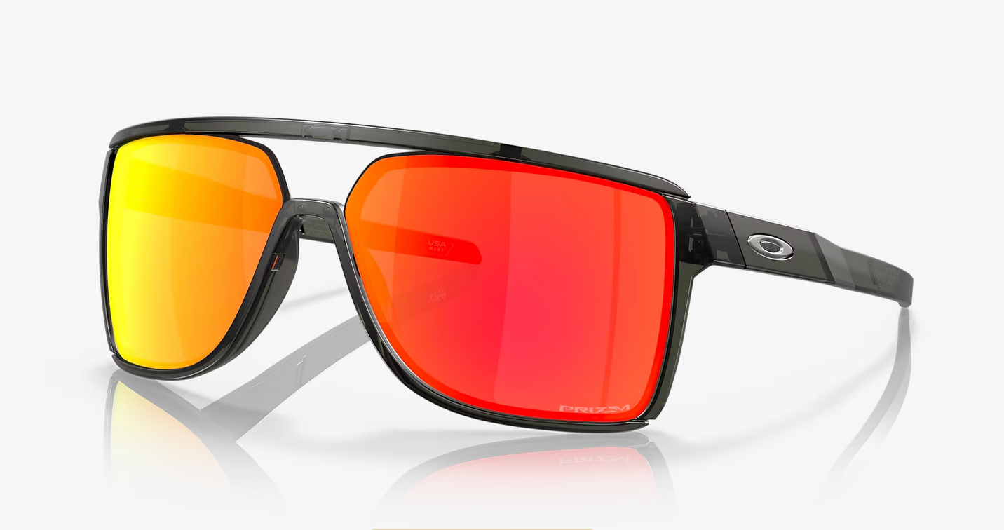 Lentes de sol Oakley Castel OO9147 - Humo Gris Mate - Prizm Ruby
