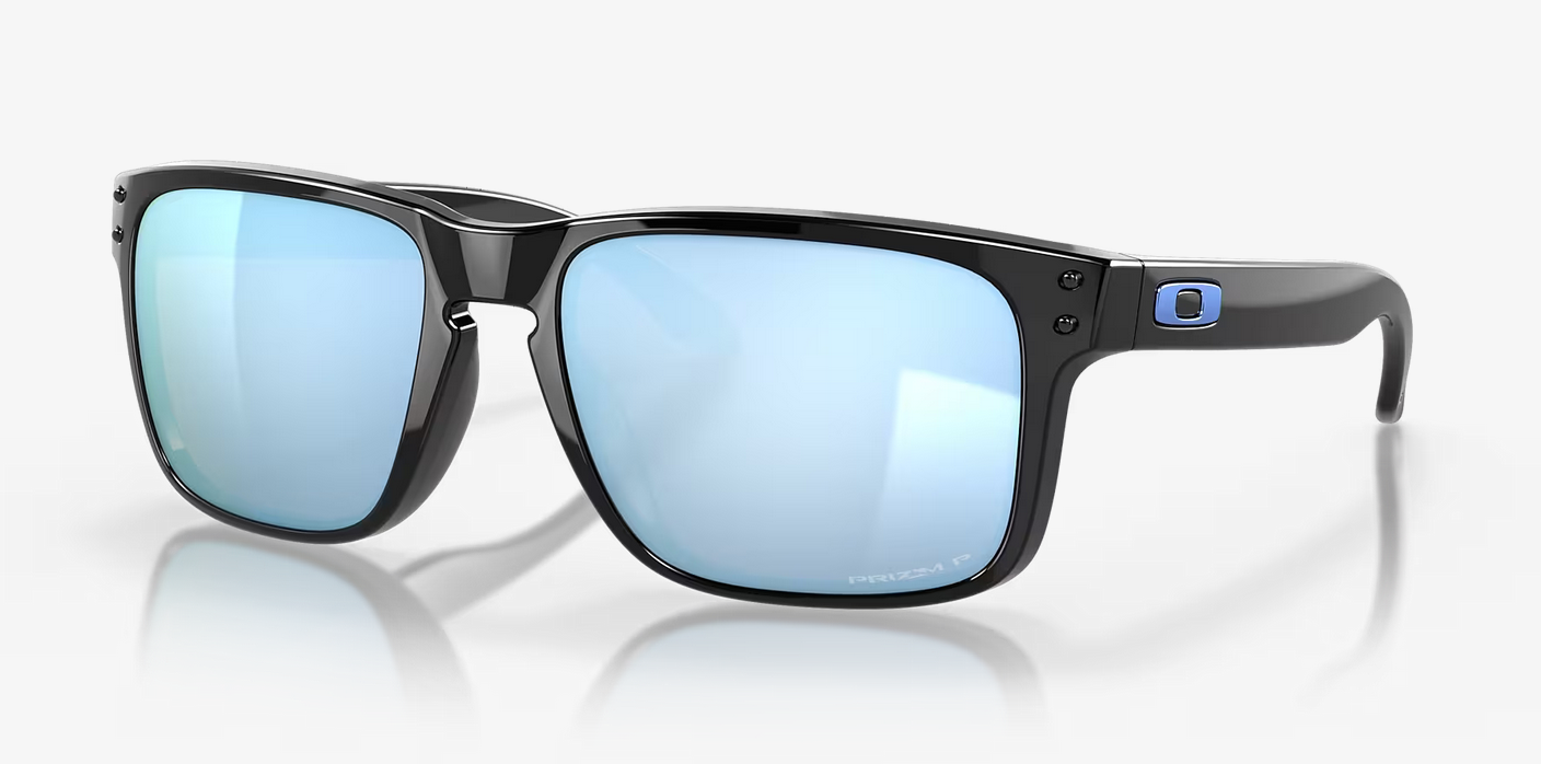 Lentes de sol Oakley Holbrook OO9102 - Negro Pulido - Prizm Deep Water Polarized