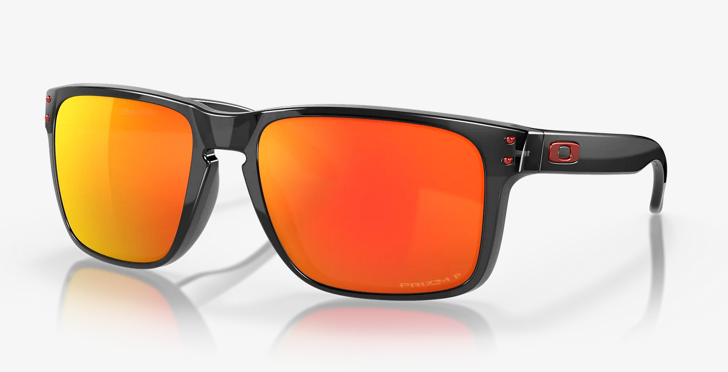 Lentes de sol Oakley Holbrook XL OO9417 - Tinta Negra - Prizm Ruby Polarized