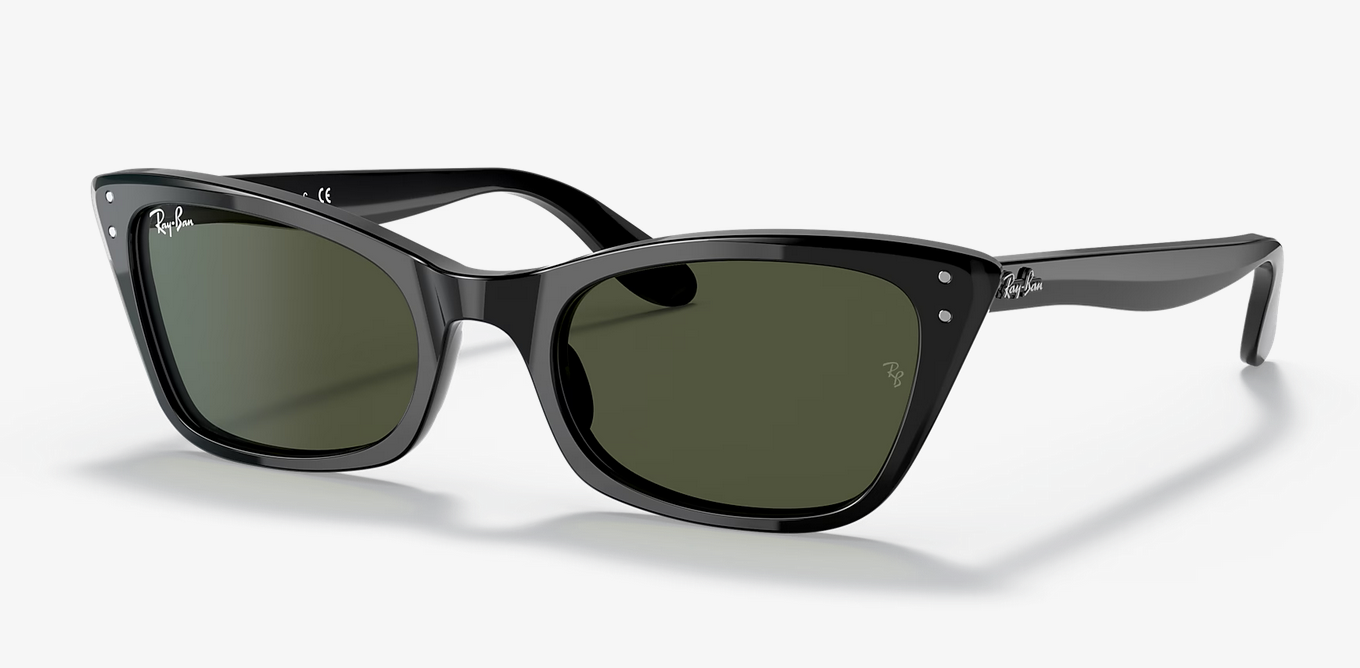 Lentes de sol Ray-Ban Lady Burbank RB2299 M - Negro - Verde