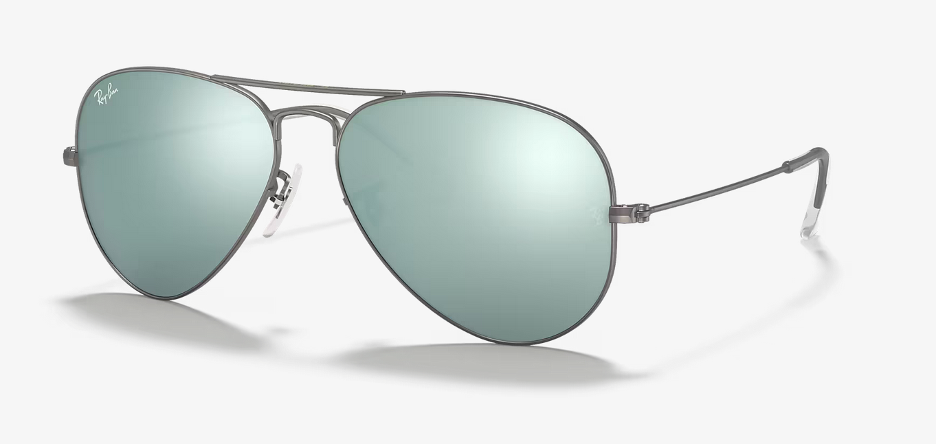 Lentes de sol Ray-Ban Aviator Flash Lenses RB3025 L - Gris Plomo - Plateado Flash