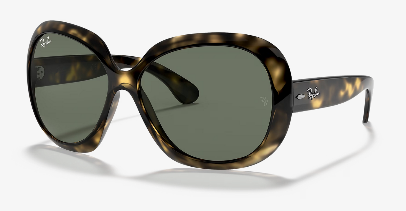 Lentes de sol Ray-Ban Jackie Ohh II RB4098 L - Havana Claro - Verde Classic
