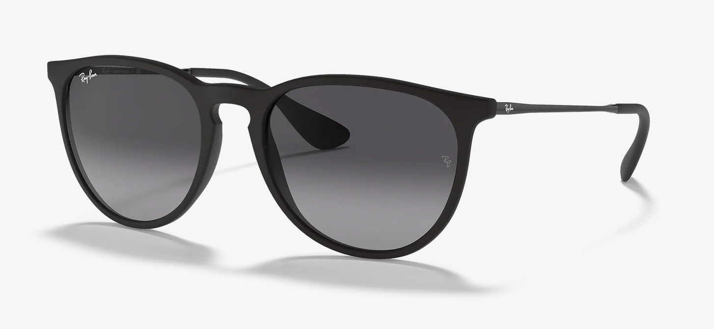Lentes de sol Ray-Ban Erika Classic RB4171 M - Negro - Gris Degradé