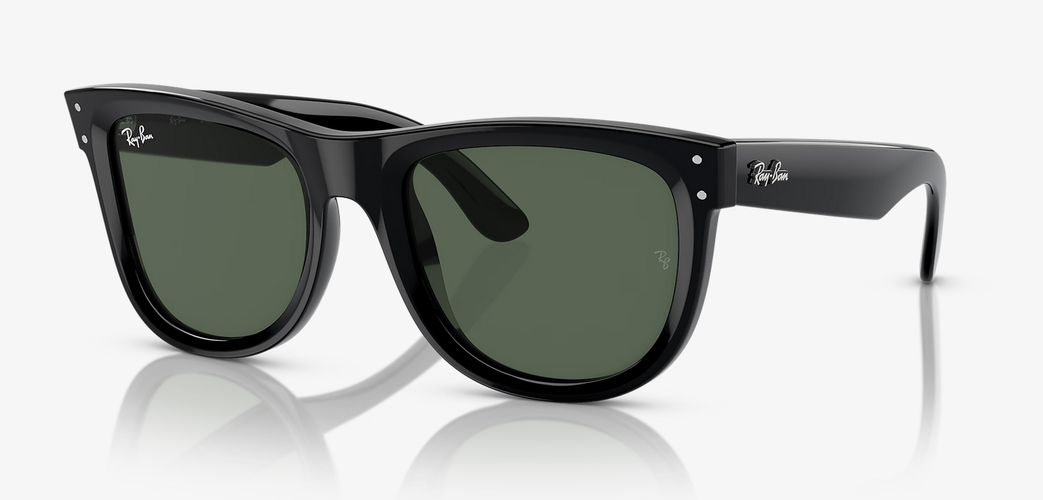 Lentes de sol Ray-Ban Wayfarer Reverse RBR0502S M - Negro - Verde M