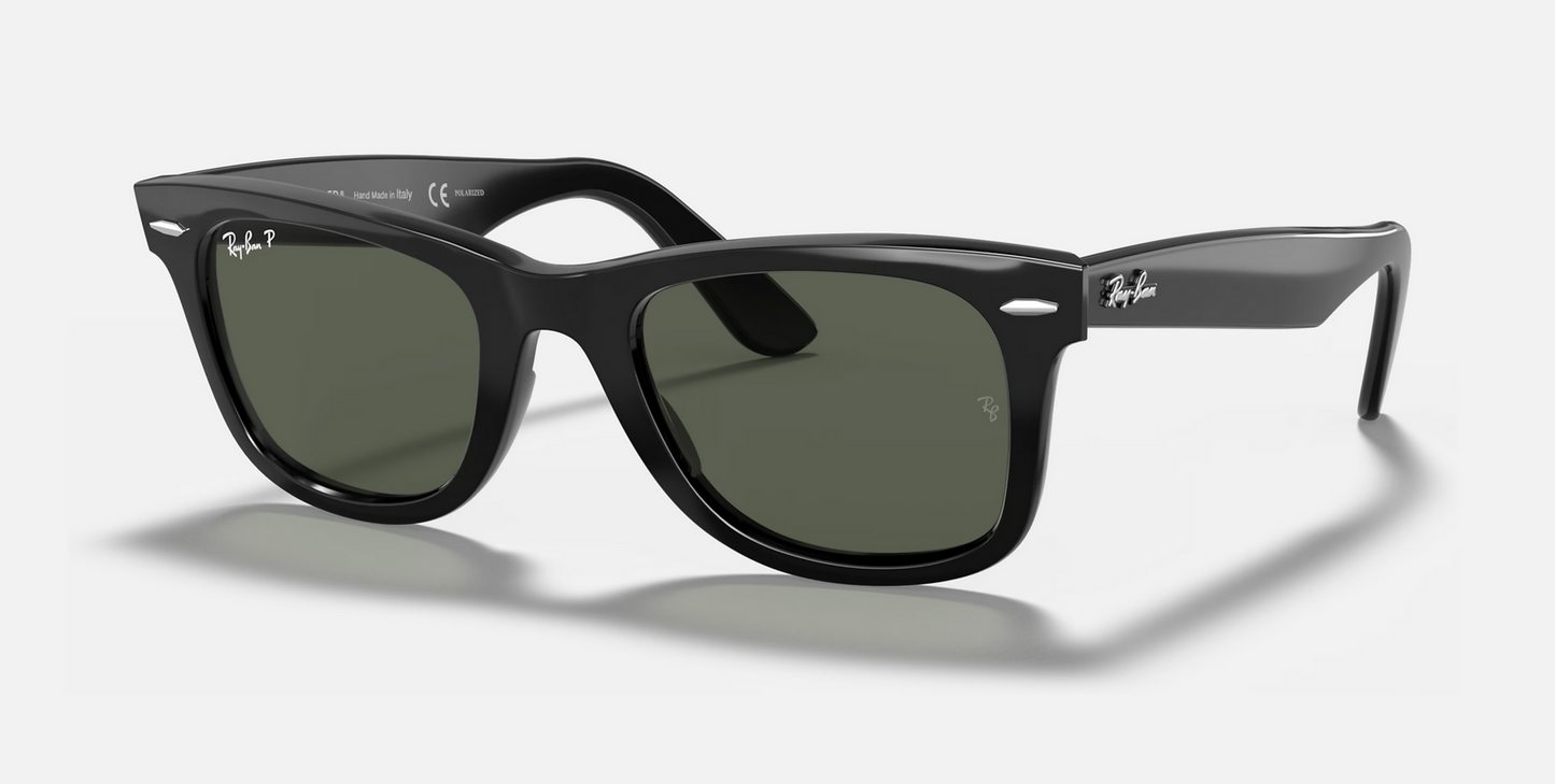 Lentes de sol Ray-Ban Original Wayfarer Classic RB2140 M - Negro - Verde Polarizado