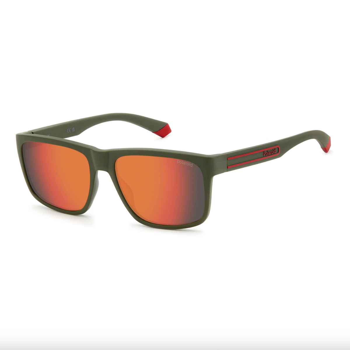 Lentes de sol Polaroid PLD 2149/S - military-green-red-multilayer-polarized