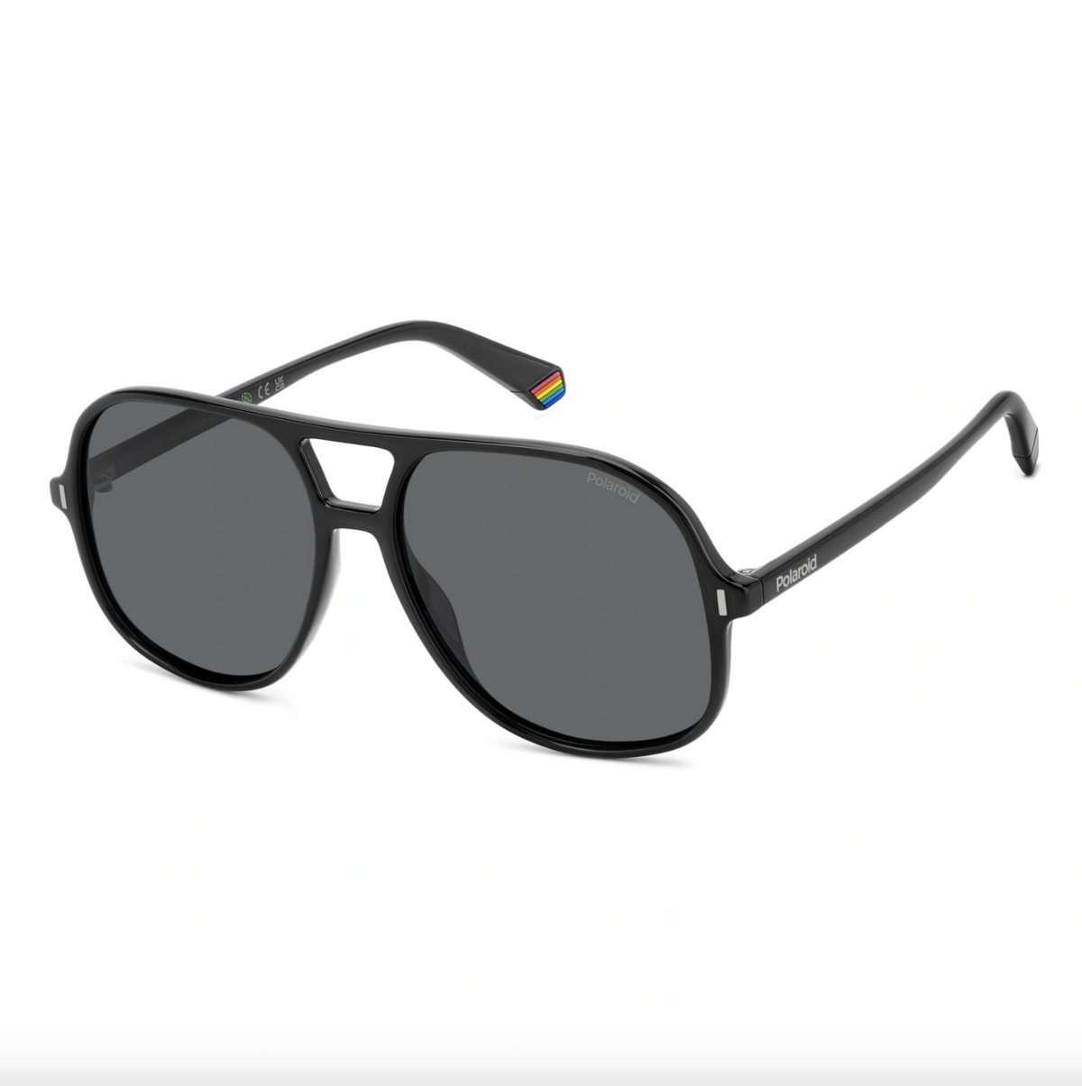 Lentes de sol Polaroid PLD 6217/S - black-grey-polarized-1