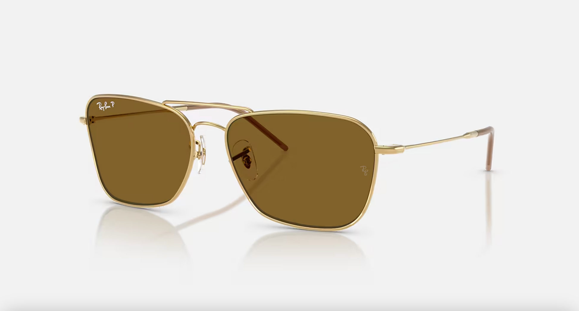 Lentes de sol Ray-Ban Caravan Reverse RBR0102S - arista-polar-dark-brown