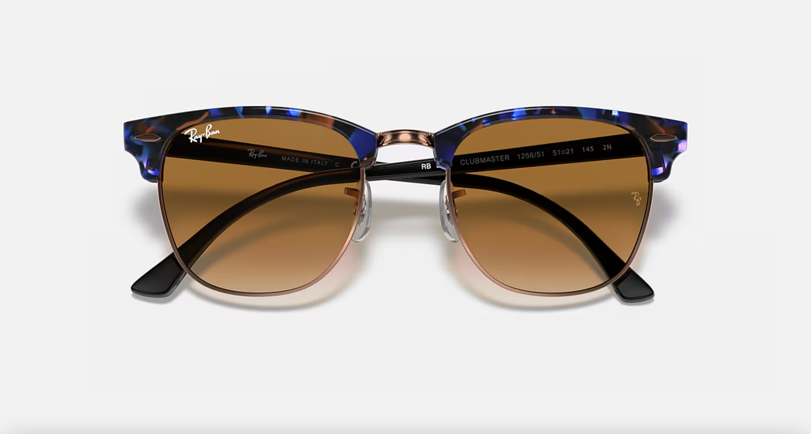 Clubmaster Fleck RB3016