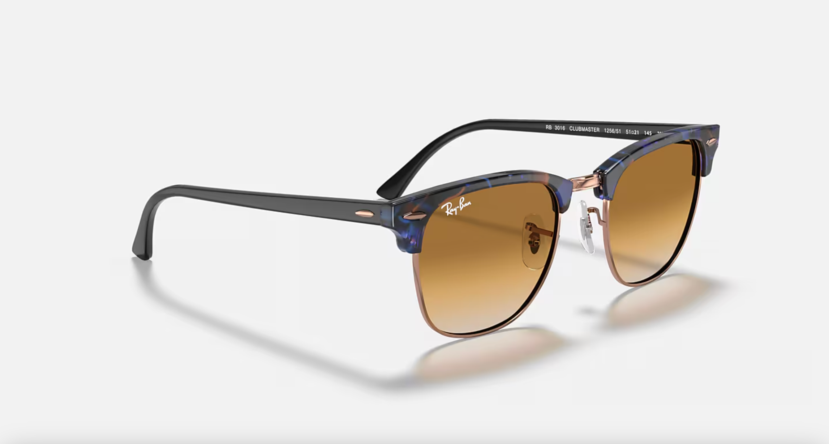 Clubmaster Fleck RB3016