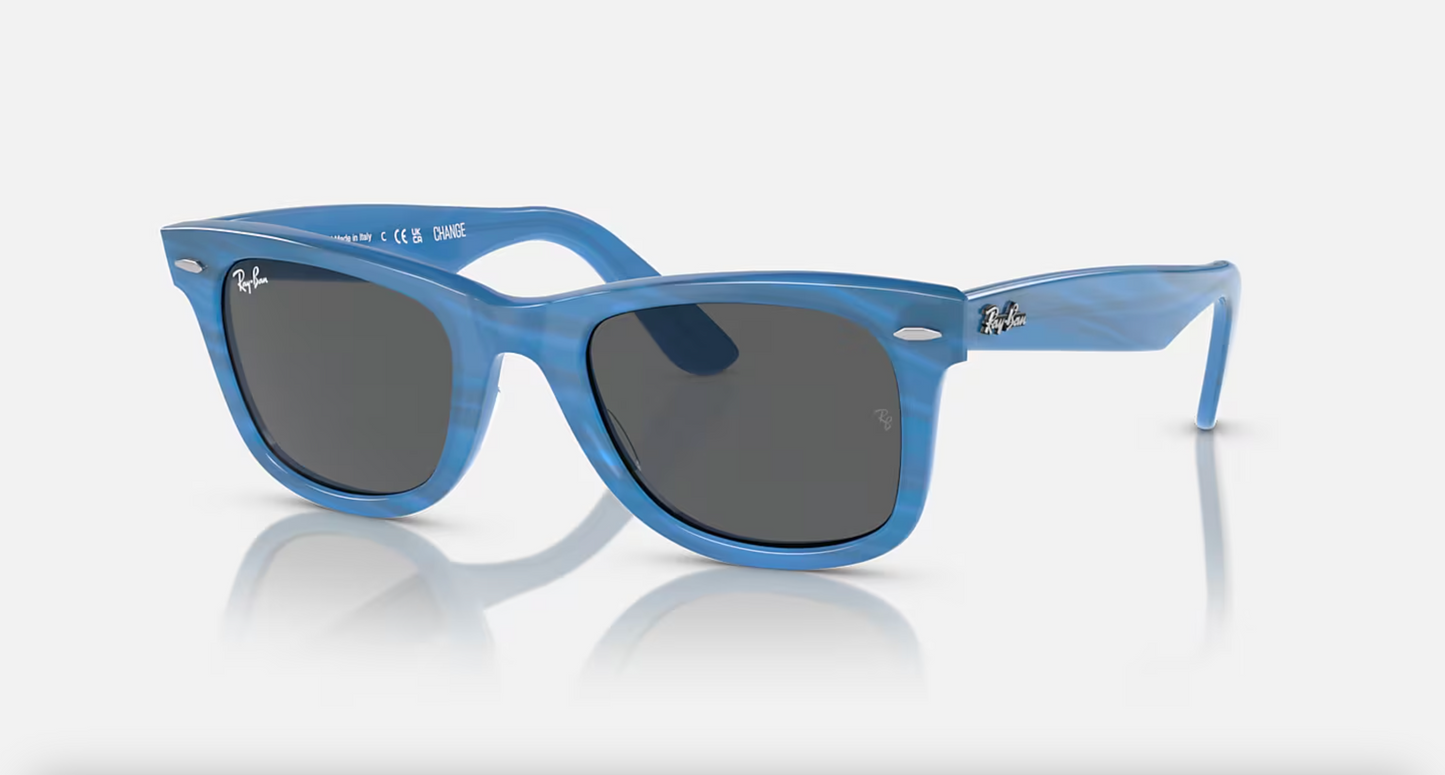 Lentes de sol Ray-Ban Original Wayfarer Change Collection RB2140 - photo-striped-blue-dark-grey