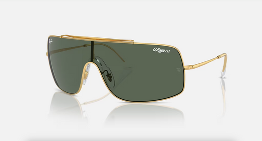 Lentes de sol Ray-Ban Wings III RB3897 - Dorado - Verde Oscuro