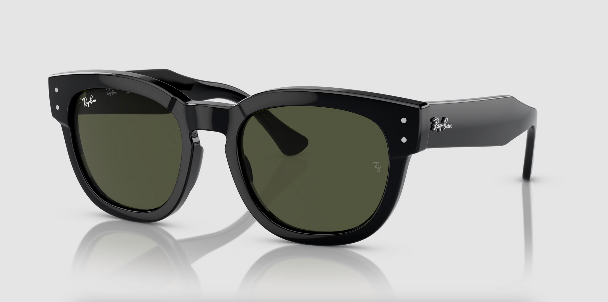 Lentes de sol Ray-Ban Mega Hawkeye RB0298S - Negro - Verde
